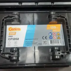 Akumulator Centra PRO CF1202 120 Ah, idealny do MF 255. Wyprodukowany w Europie, w pełni nadaje się do recyklingu.